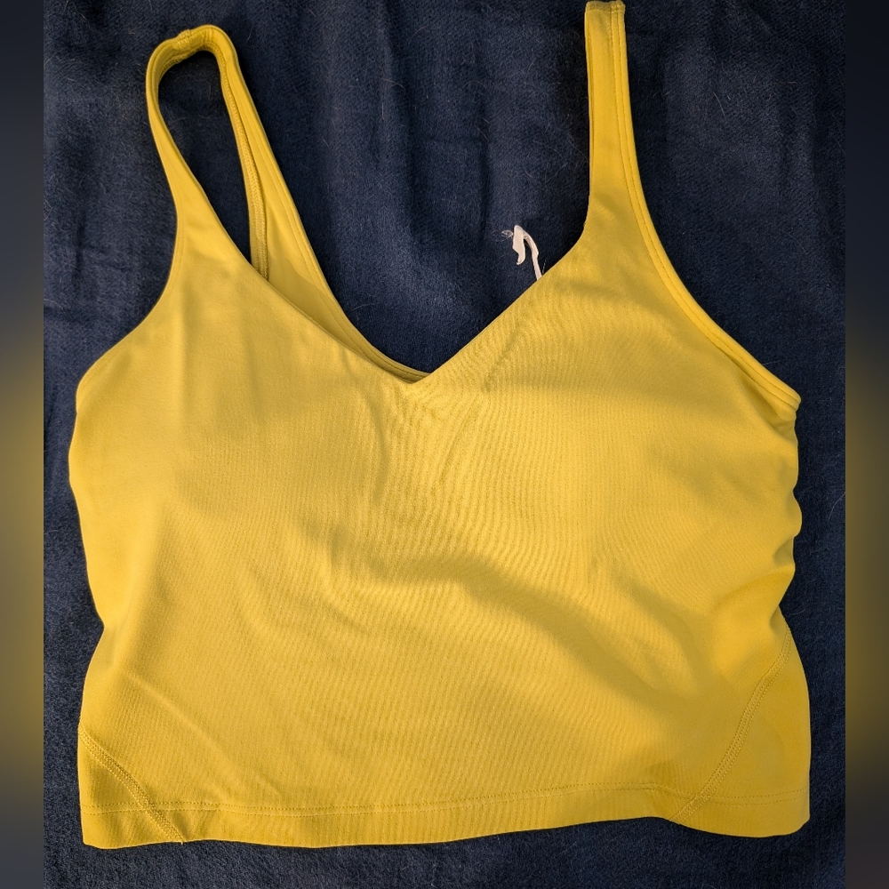 lululemon athletica Yellow Tank Top